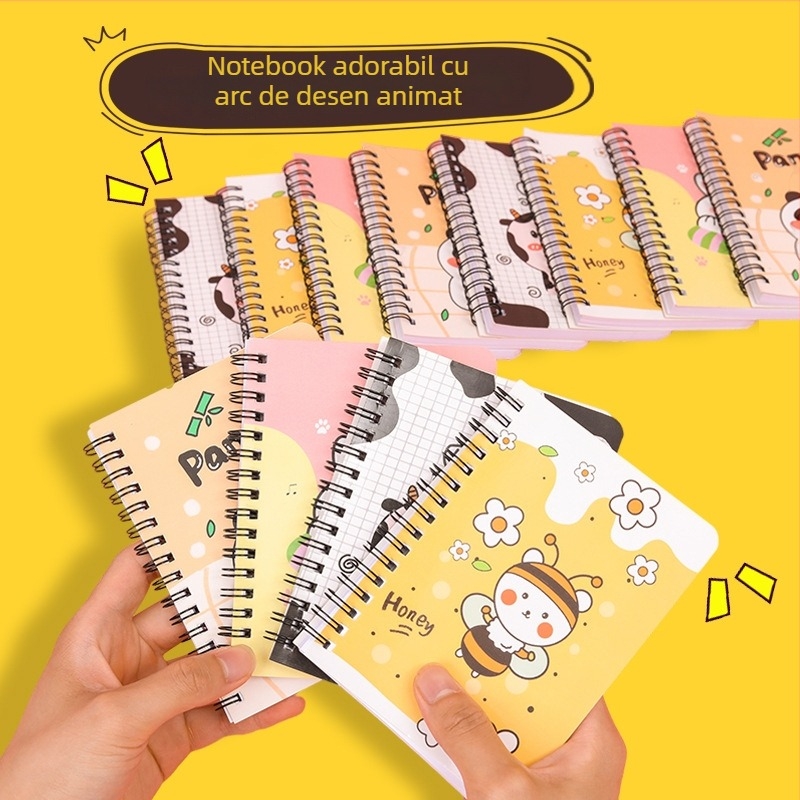 Caiet cu foi detașabile, hârtie offset, 80 gsm, 50–100 de pagini, model LX-418-1