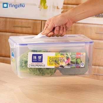 Bead Plastic Cutie dreptunghiulară pentru păstrarea alimentelor, sigură în cuptorul cu microunde, pentru frigider și bucătărie