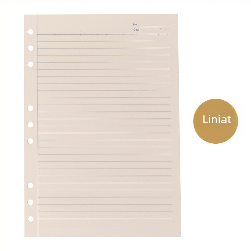 Caiet Jiahao, cu copertă PP, cu foi detașabile, hârtie Forest, 40 pagini, 80 g/m², stil creativ