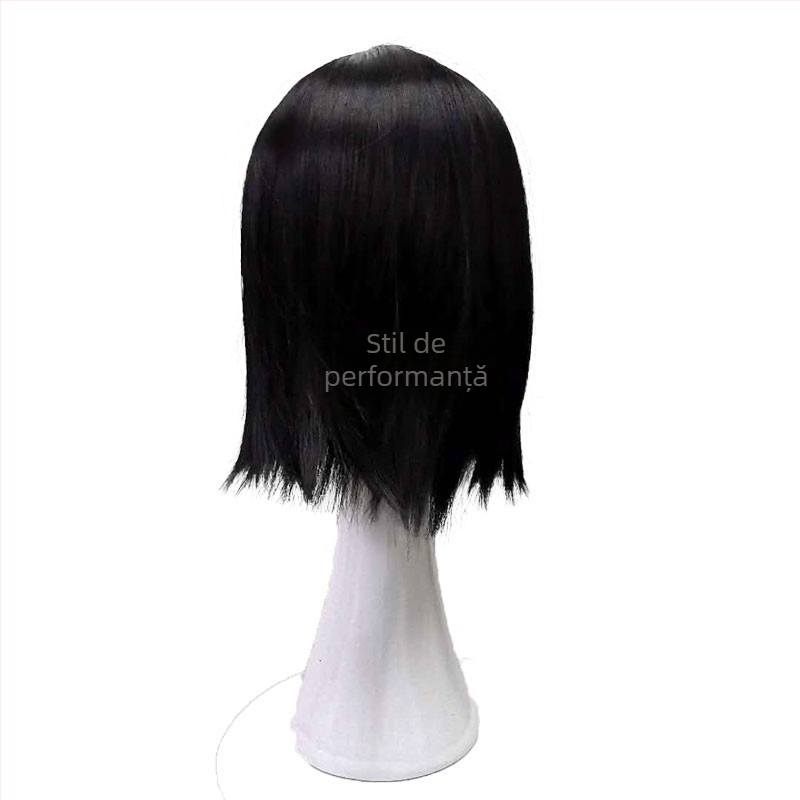Perucă masculină, stil coreean, realistă pentru cosplay, fibre rezistente la temperatură; purtare zilnică sau reprezentații pe scenă; Brand: Performer