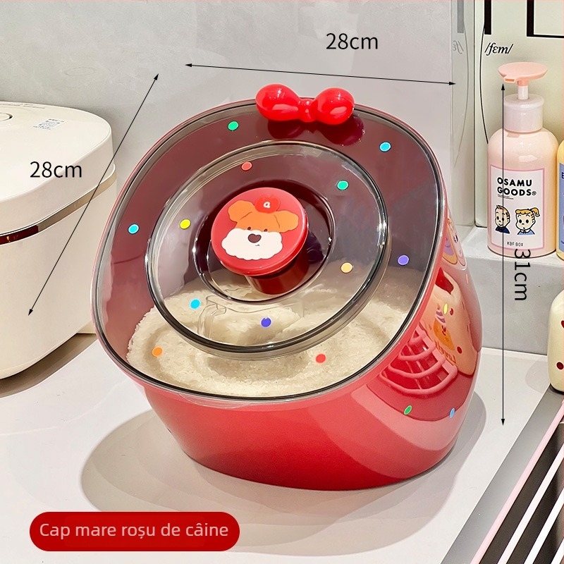 Recipient pentru orez – etanș la umezeală, plastic PP, capacitate peste 10 L, stil modern minimalist, marcă Jianbai