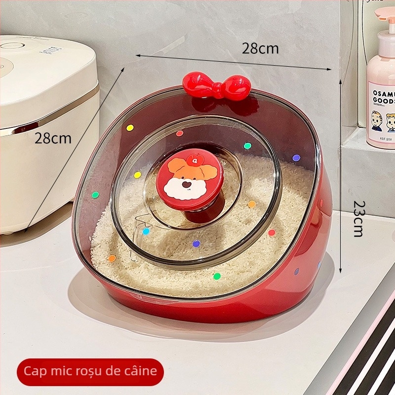 Recipient pentru orez – etanș la umezeală, plastic PP, capacitate peste 10 L, stil modern minimalist, marcă Jianbai