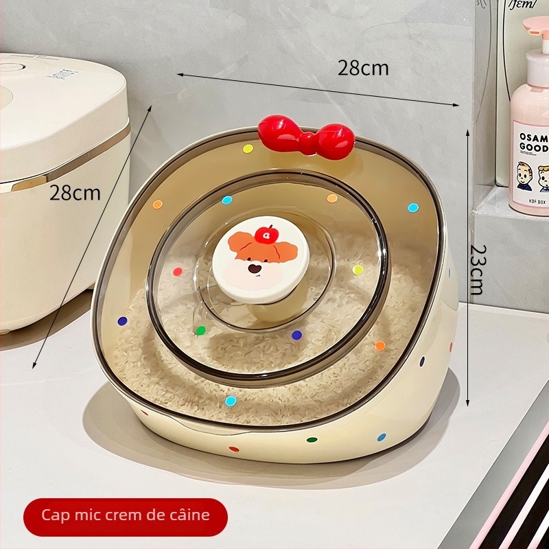 Recipient pentru orez – etanș la umezeală, plastic PP, capacitate peste 10 L, stil modern minimalist, marcă Jianbai