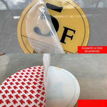 Panou de podea din acrilic pentru etichete de podea — Personalizabil prin imprimare UV (Material: Acrilic; Personalizare: Da; Imprimare: UV; Utilizare: Etichetă de podea)