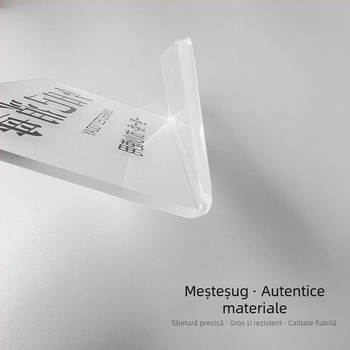 Semn de recepție din acril pentru hoteluri și pensiuni, personalizabil, brand JVNYI/Junyi