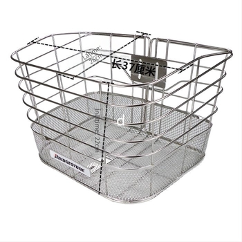 Coș pentru bicicletă din oțel inoxidabil, montat în față; prelucrare și personalizare disponibile; marcă Coolbo; import: Nu