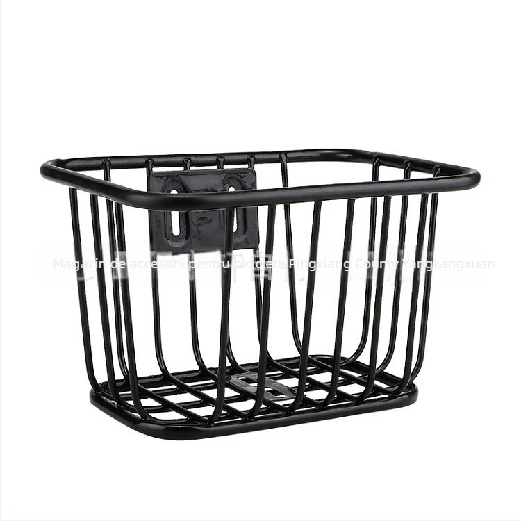 Coș frontal pentru bicicletă – oțel, design coș pentru cărucior