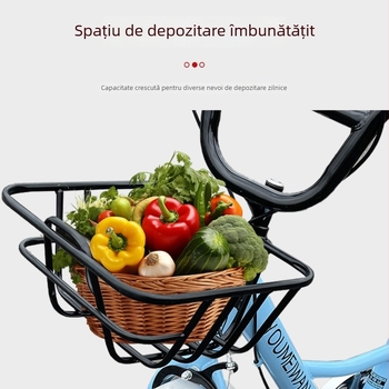 Coș frontal pentru bicicletă, fier, GH-980