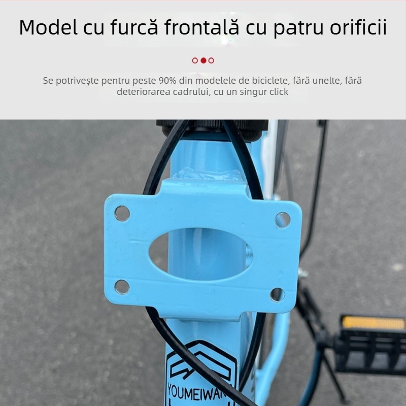 Coș frontal pentru bicicletă, fier, GH-980