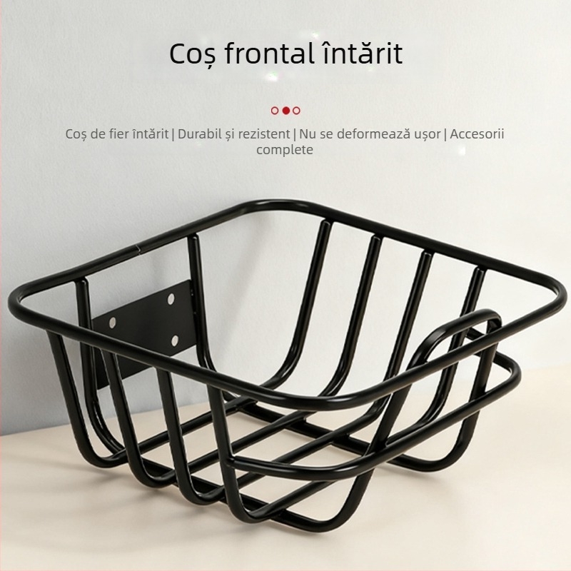 Coș frontal pentru bicicletă, fier, GH-980