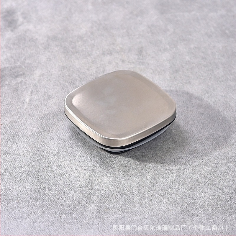 Borcan din sticlă sigilat pentru cereale, gustări și ceai, pătrat, 1–2 L, compatibil cu microunde