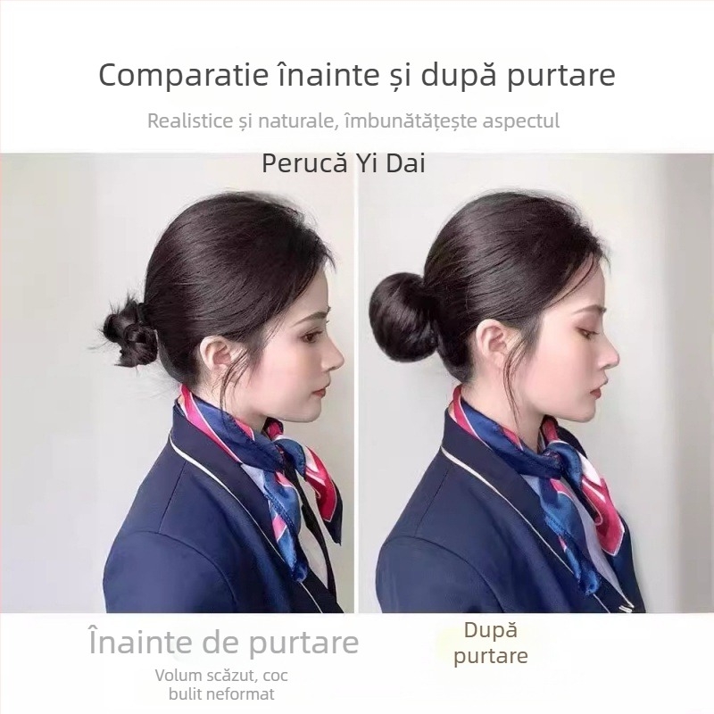 Perucă pentru păr scurt buclat, stil natural, material: sârmă rezistentă la temperaturi înalte, crește volumul părului, pentru femei