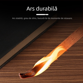 Accesorii pentru trabuc din lemn de cedru: 30 buc./cutie, utilizare duală pentru aprindere și aromare, Forten