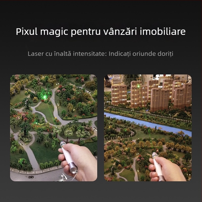 Whist lanternă cu laser indicare cu laser pentru vânzări, masă cu nisip, predare și antrenament; ambalaj 100 bucăți; material plastic