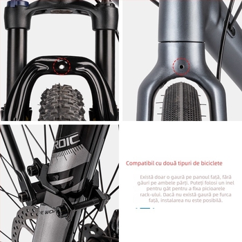 Cos de bicicletă PINN-H430, aliaj de aluminiu