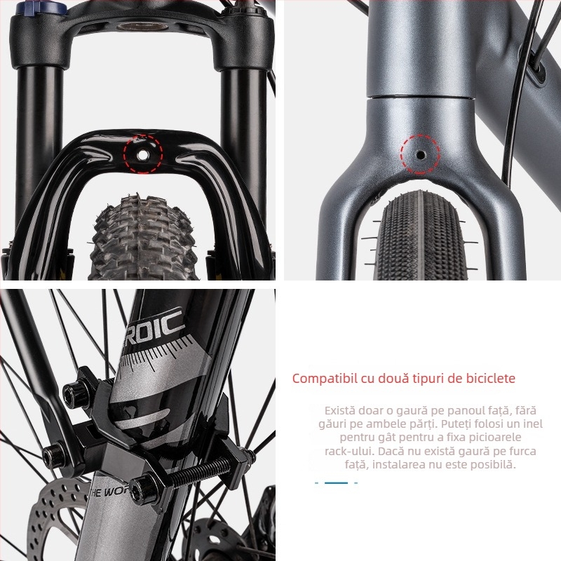 Cos de bicicletă PINN-H430, aliaj de aluminiu