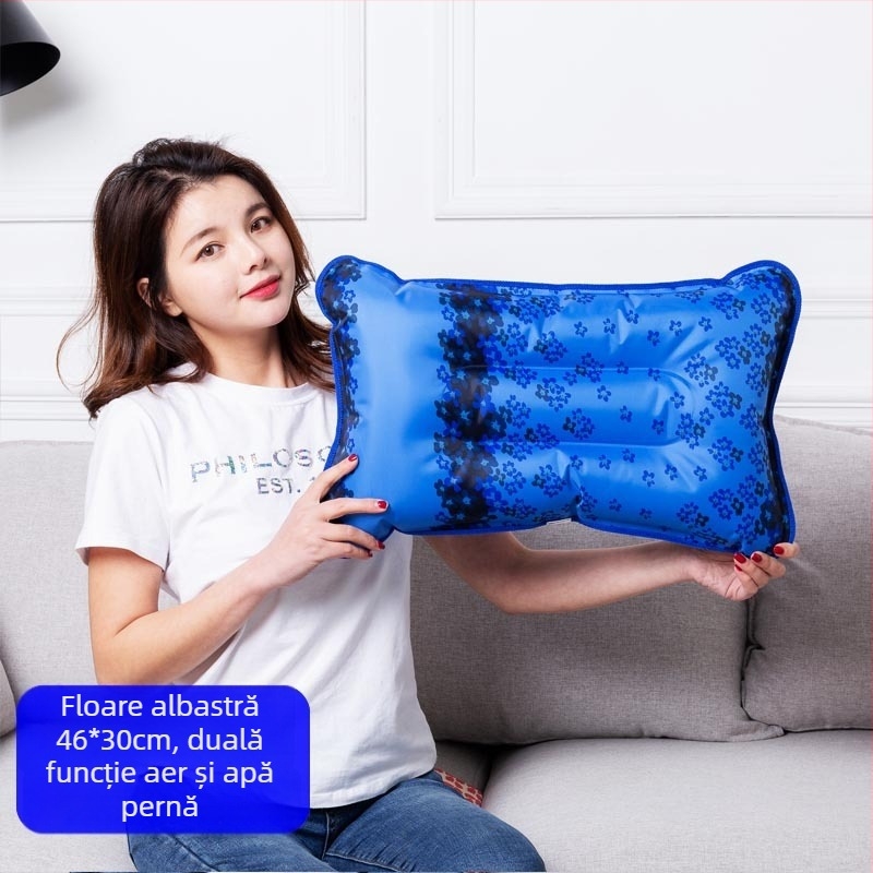 Pernă de gheață cu țesătură PVC și umplutură din cristale de gheață pentru răcire și prevenire a insolației; utilizare universală, personalizare disponibilă.