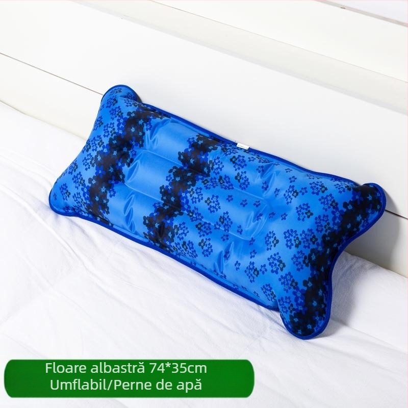 Pernă de gheață cu țesătură PVC și umplutură din cristale de gheață pentru răcire și prevenire a insolației; utilizare universală, personalizare disponibilă.