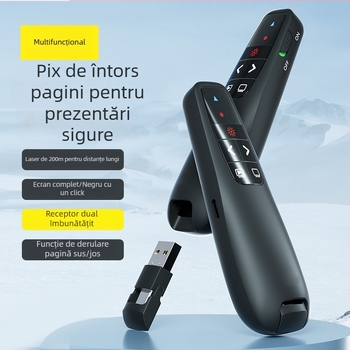 Pix laser pentru derularea paginilor PPT — ABS, RF039, imprimare siglă disponibilă, derulare PPT: da