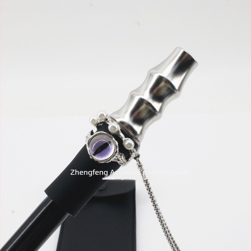 Gură de narghilea din oțel inoxidabil 304, grad alimentar • Brand: Cigarette Holder • Ambalaj: 200 bucăți