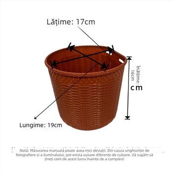Coș frontal de bicicletă, potrivire universală, din plastic, capacitate mare