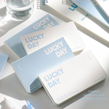 Bloc-notes Mengmeng Mouse cu închidere spirală, format orizontal, portabil, stil birou (Legare spirală; Hârtie: pulpă de lemn; Greutate hârtie: 40 g/m²; Pagini: 50–100)