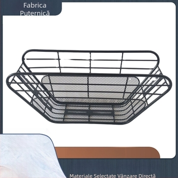 Coș pentru motocicletă montat central, construcție din fier, capacitate mare, 16 bucăți pe cutie