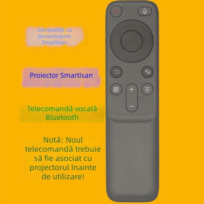Telecomandă pentru proiector JmGO N1Pro/N1S Ultra/Air/Nano/O2/O1S J7A-5D0, Crystal Pearl Tianhong, model JZ-YK-01917, rază de aproximativ 10 m