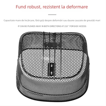 HANLI Coș frontal din Fier pentru Bicicletă, Plasă — Material: Fier; Tip: Coș frontal pentru bicicletă; Marcă: HANLI