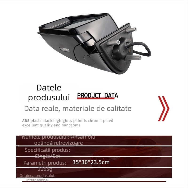 Mercedes-Benz W164 ML/GL oglindă retrovizoare, pliabilă, lentilă obișnuită, 1648103193