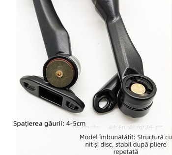 Oglindă retrovizoare pentru motocicleta Small Ninja cu reflector pliabil – oglindă sferică, capac PP, oglindă din plastic