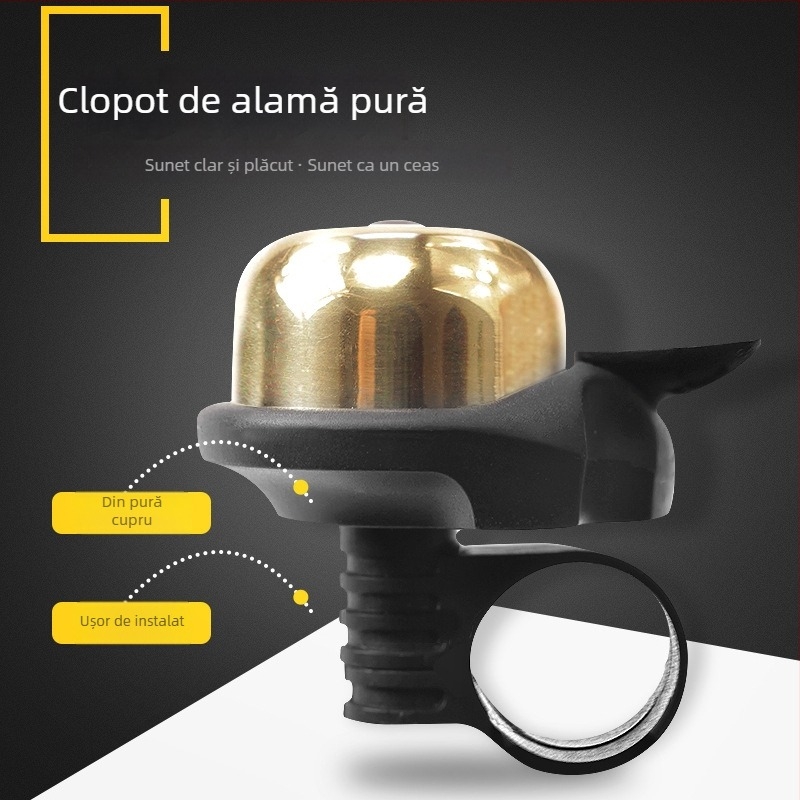 Claxon pentru biciclete pentru MTB și de șosea, aliaj de aluminiu, EROADE, claxon obișnuit, neimportat