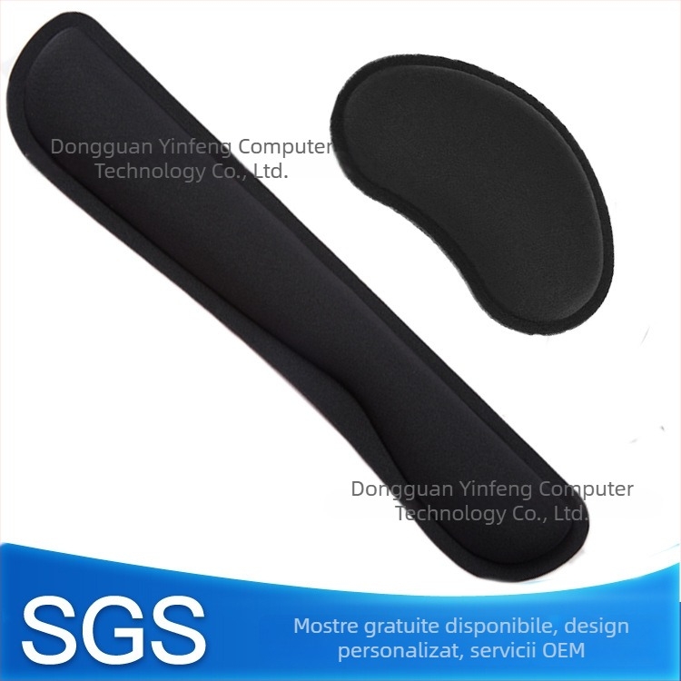 YF99 Padă mică de mouse cu suport pentru încheietură, bază din spumă cu memorie, imprimare logo, personalizare OEM