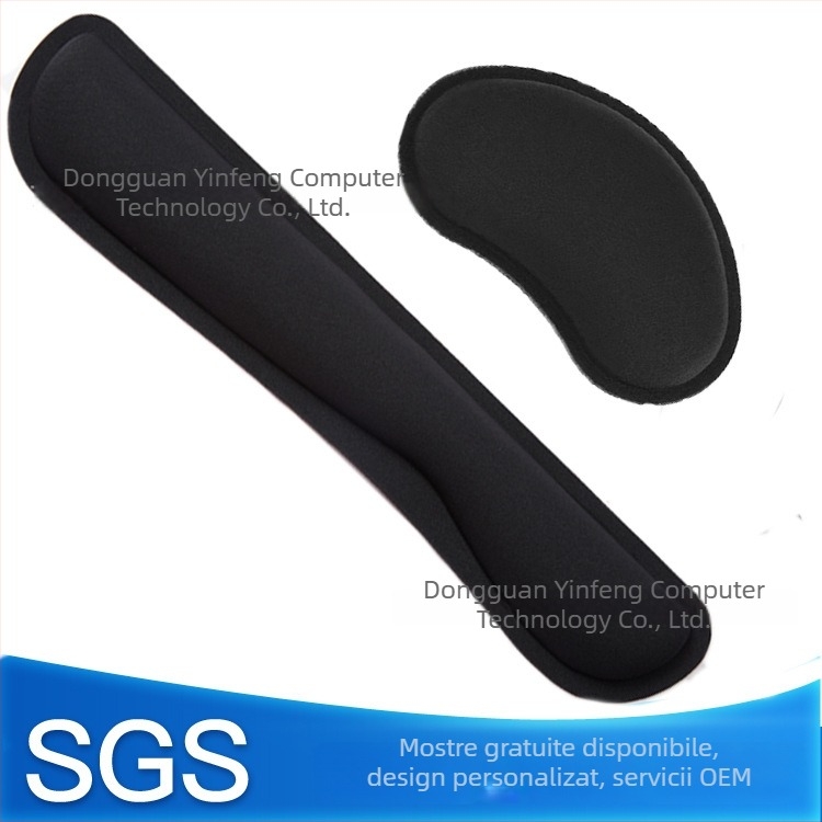 YF99 Padă mică de mouse cu suport pentru încheietură, bază din spumă cu memorie, imprimare logo, personalizare OEM