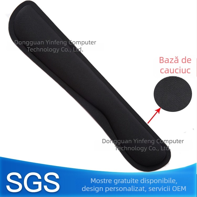 YF99 Padă mică de mouse cu suport pentru încheietură, bază din spumă cu memorie, imprimare logo, personalizare OEM