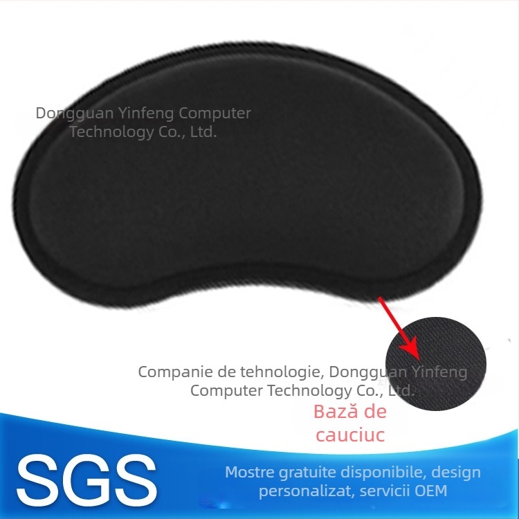 YF99 Padă mică de mouse cu suport pentru încheietură, bază din spumă cu memorie, imprimare logo, personalizare OEM