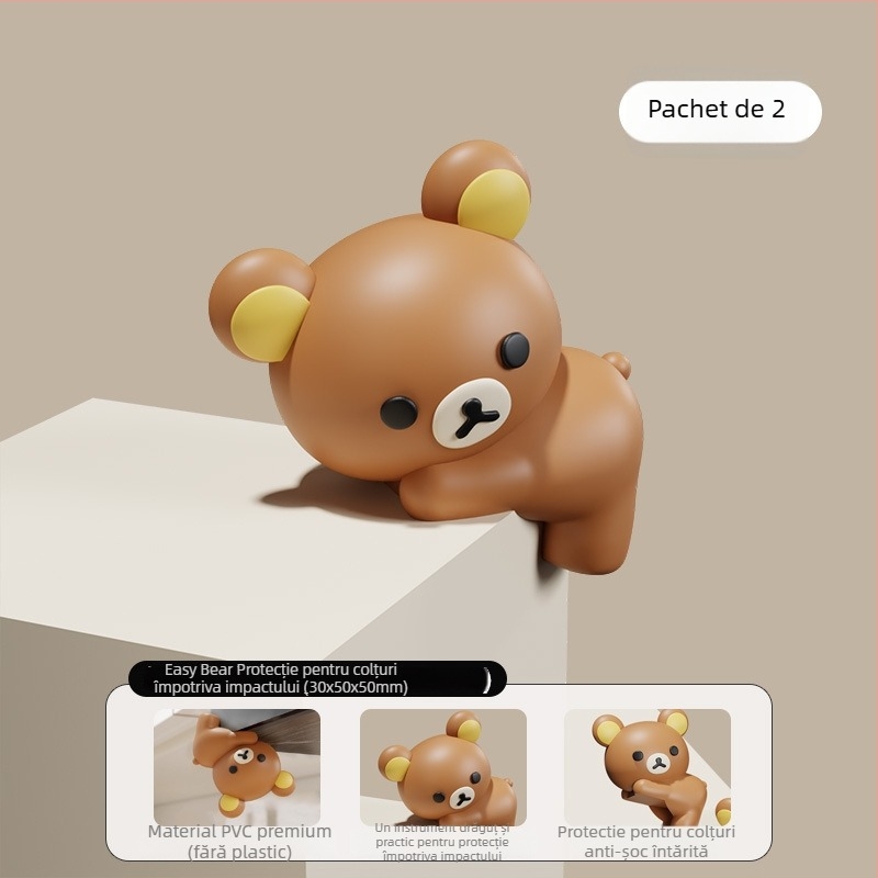 Protecție colț masă și mobilier pentru copii – protector de margine cu unghi drept, anti-coliziune, pachet 300, brand Mr. Art