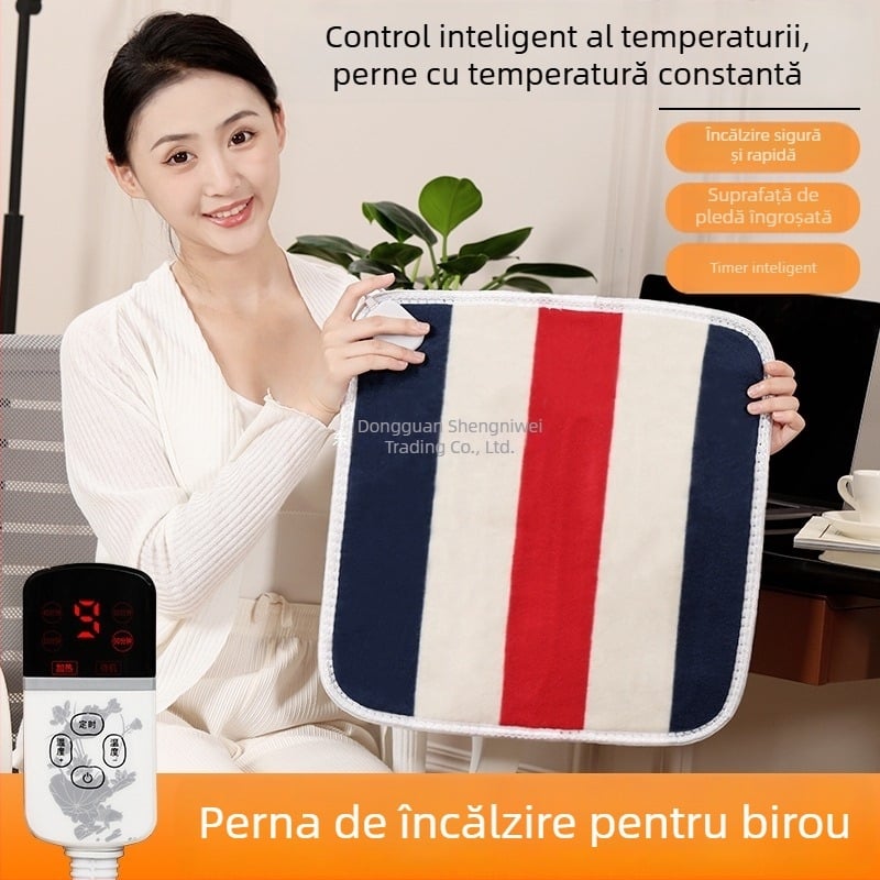 Perna încălzită pentru scaun de birou - lavabilă, pernă de scaun detașabilă, USB inclus, model Heating Insole, material superior: piele naturală, material talpă: cauciuc, număr produs: ltao1009174132