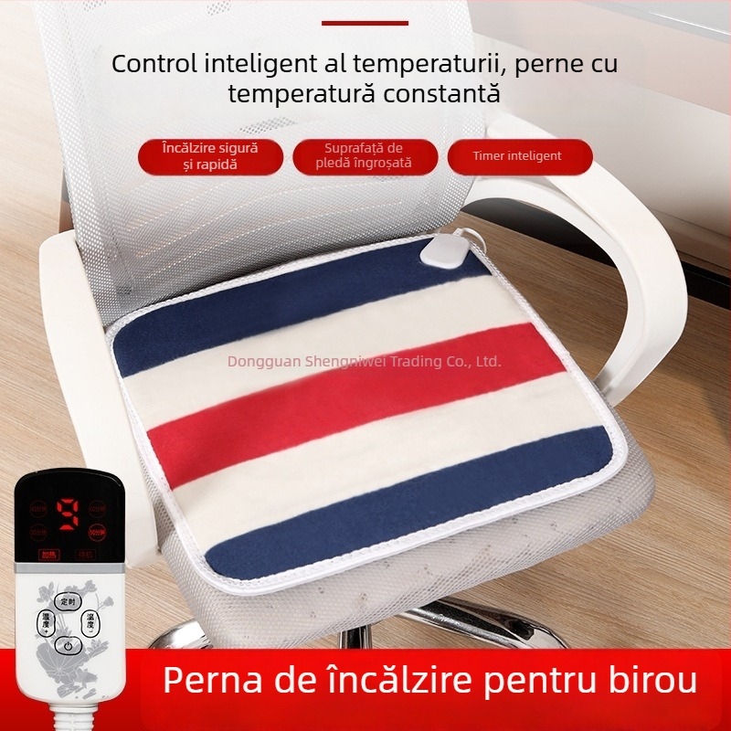 Perna încălzită pentru scaun de birou - lavabilă, pernă de scaun detașabilă, USB inclus, model Heating Insole, material superior: piele naturală, material talpă: cauciuc, număr produs: ltao1009174132