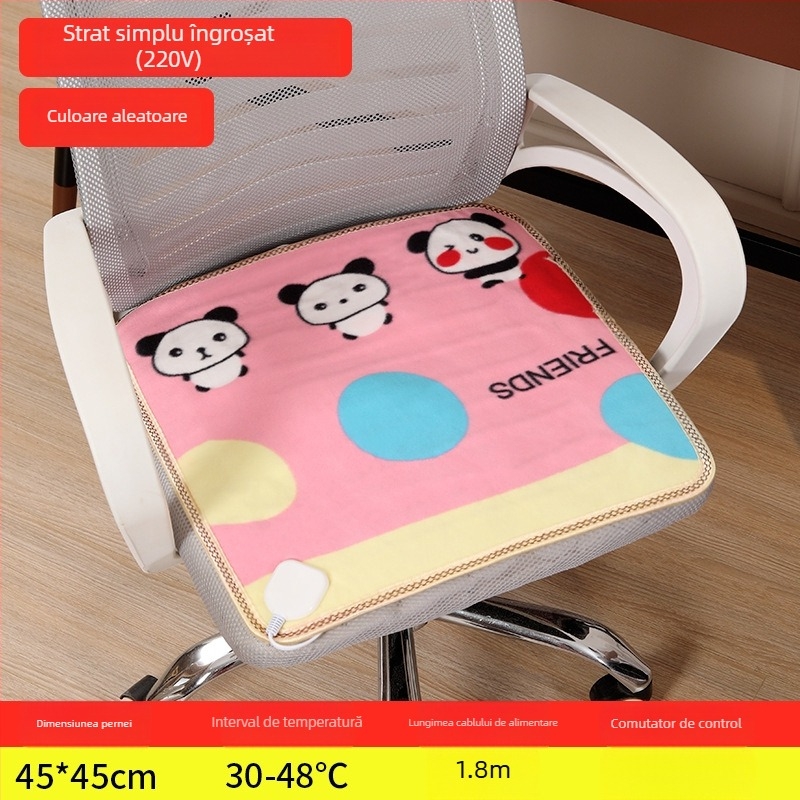 Perna încălzită pentru scaun de birou - lavabilă, pernă de scaun detașabilă, USB inclus, model Heating Insole, material superior: piele naturală, material talpă: cauciuc, număr produs: ltao1009174132