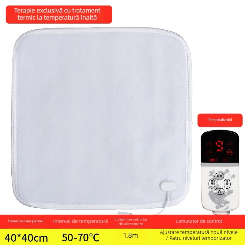 Perna încălzită pentru scaun de birou - lavabilă, pernă de scaun detașabilă, USB inclus, model Heating Insole, material superior: piele naturală, material talpă: cauciuc, număr produs: ltao1009174132