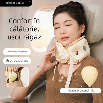 Pernă gonflabilă de călătorie în formă de U pentru avion, portabilă, stil modern minimalist — Harmonious Hz-A2