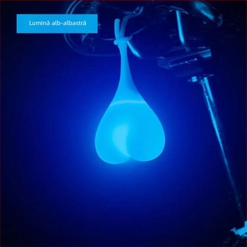 Lumină posterioară pentru bicicletă – LED din silicon, în formă de ou, pentru ciclism