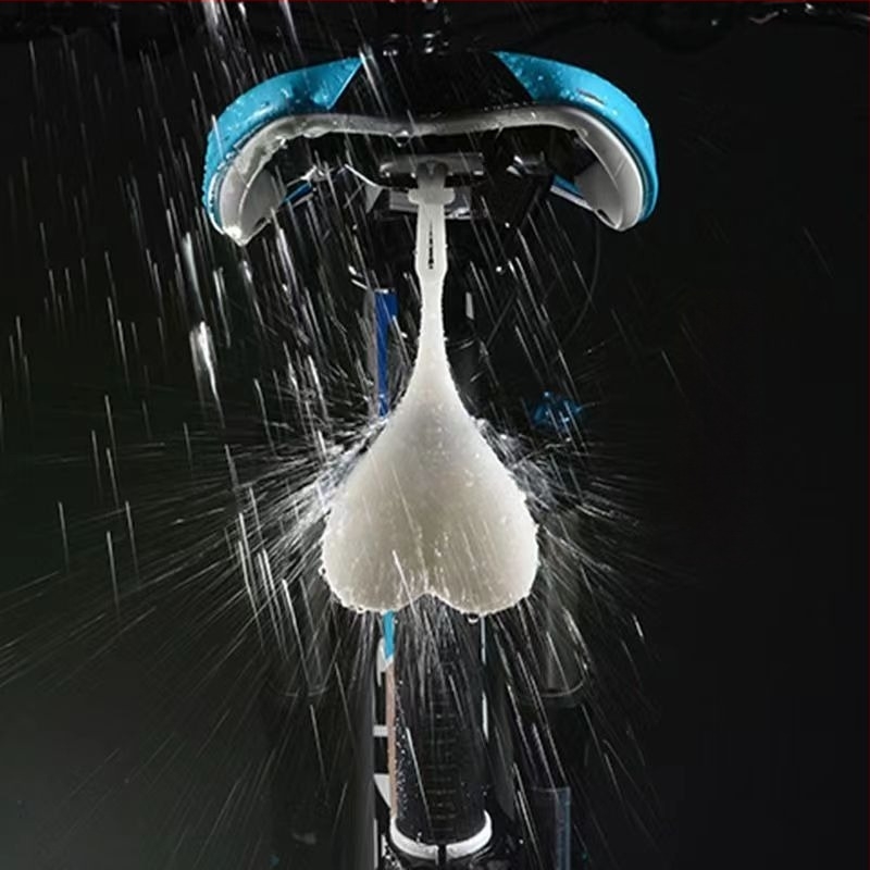 Lumină posterioară pentru bicicletă – LED din silicon, în formă de ou, pentru ciclism