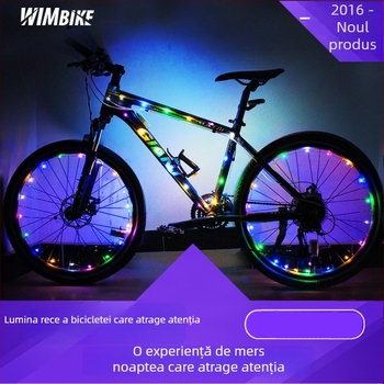 Lumină LED pentru cadrul de bicicletă de munte WIMBIKE — procesare personalizabilă, licență pentru etichetă privată