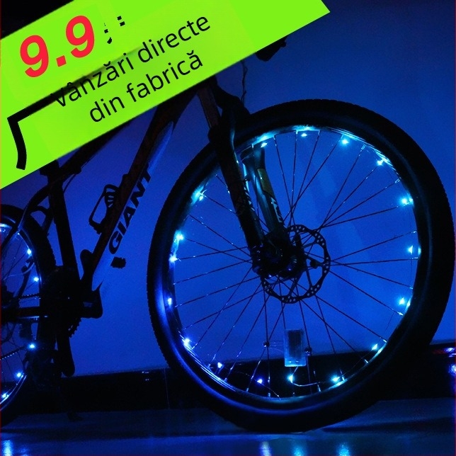 Lumină LED pentru cadrul de bicicletă de munte WIMBIKE — procesare personalizabilă, licență pentru etichetă privată