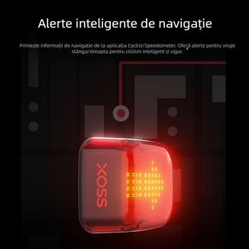XOSS Walker Nebula Lumină de coadă inteligentă cu Spot Array pentru biciclete de drum și MTB – plimbări nocturne