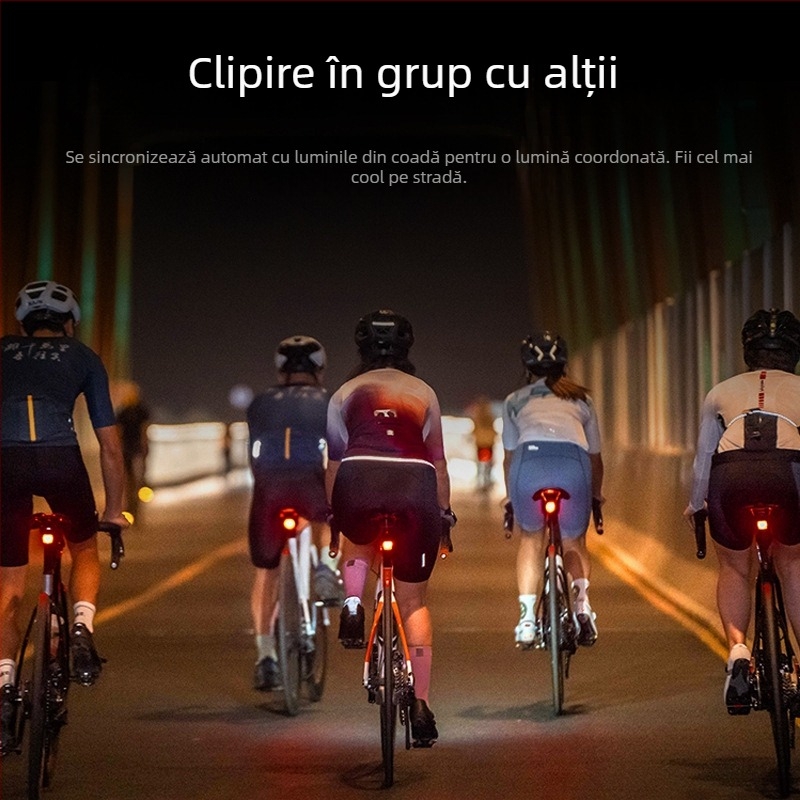 XOSS Walker Nebula Lumină de coadă inteligentă cu Spot Array pentru biciclete de drum și MTB – plimbări nocturne