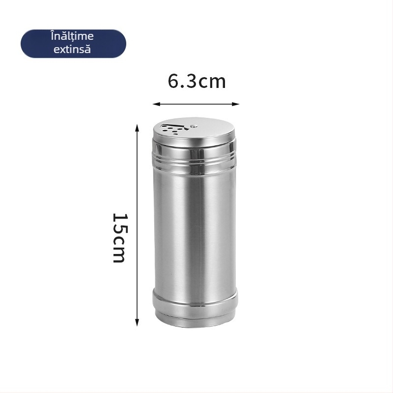 Recipient rotativ pentru condimente în bucătărie, container pentru condimente solide, dozator sare și condimente, design modern minimalist, calitate premium