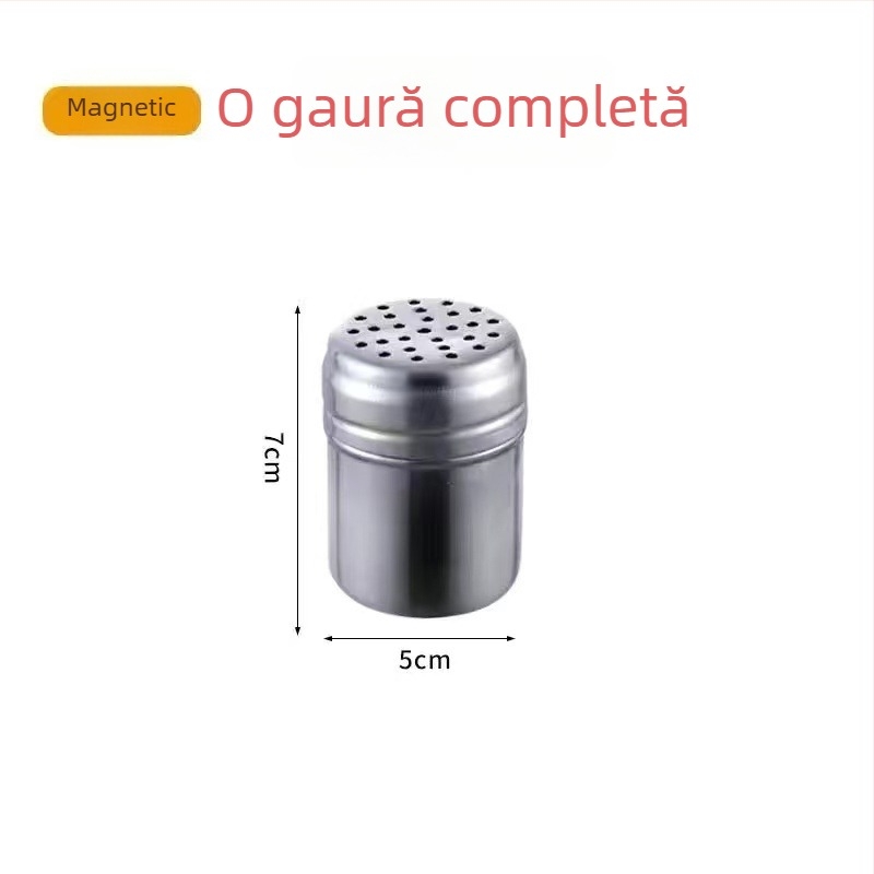 Recipient rotativ pentru condimente în bucătărie, container pentru condimente solide, dozator sare și condimente, design modern minimalist, calitate premium
